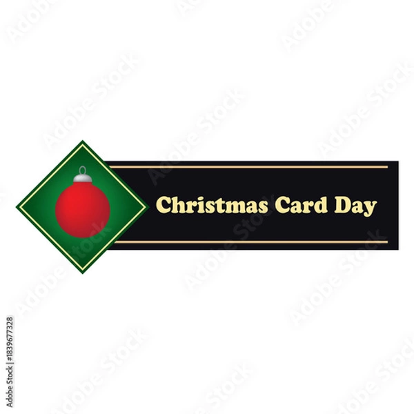 Obraz Sticker for Christmas Card Day