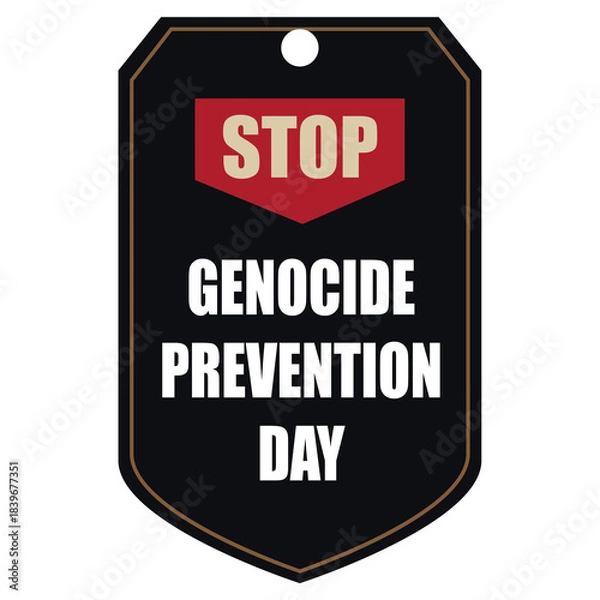 Obraz Tag for Genocide Prevention Day