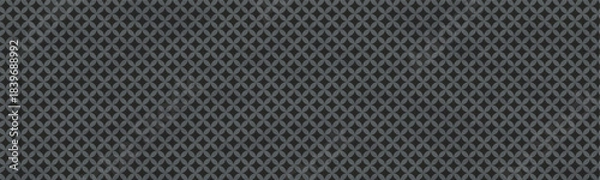 Obraz 黒色の和柄模様（七宝）のバナー背景ベクターイラスト