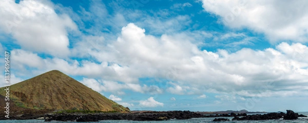 Fototapeta clouds over the mountain