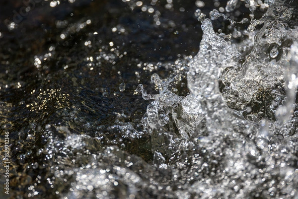 Obraz 水しぶき素材