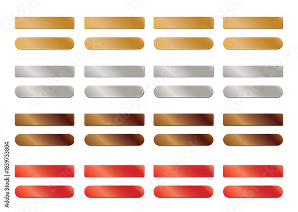 Obraz CTAボタンメタリック
