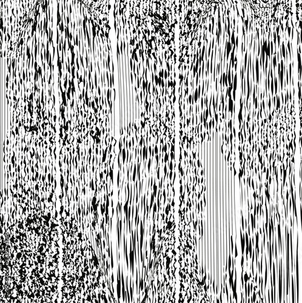Fototapeta Adobe Illustrator Artwork with noisy stripes and vertical distortions