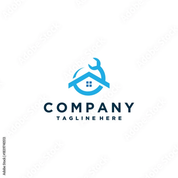Obraz Plumbing logo design template