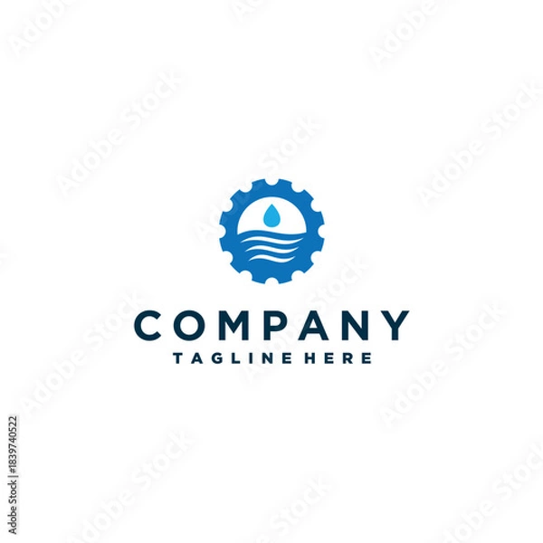 Obraz Plumbing logo design template