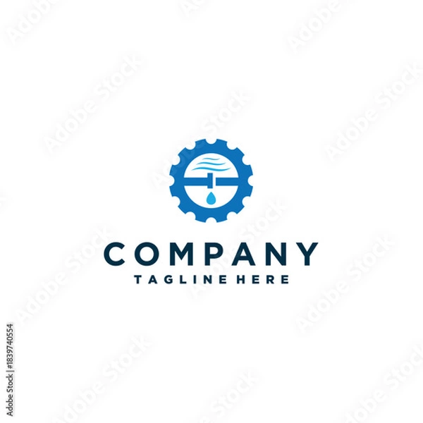 Obraz Plumbing logo design template
