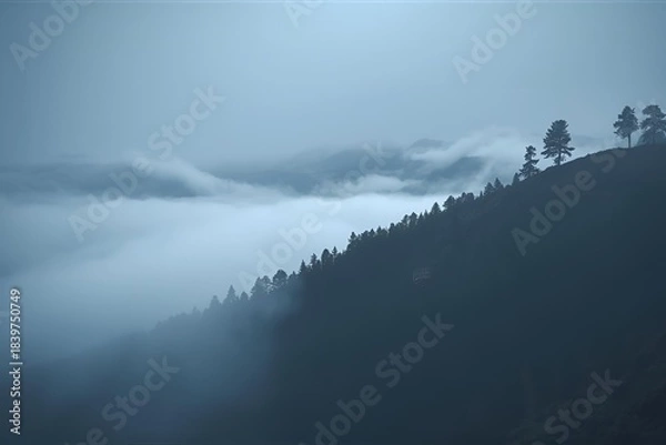 Obraz Misty Peaks / Ridge Dawn