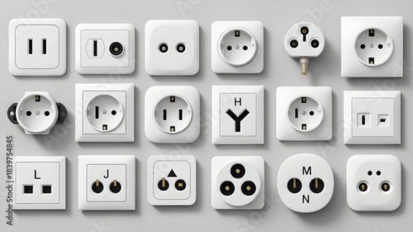 Obraz Multi-outlet power strip