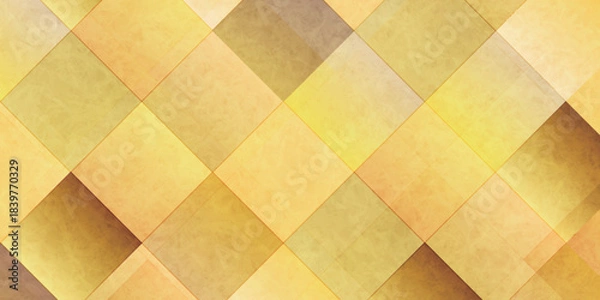 Obraz 金　和柄　四角　模様　背景