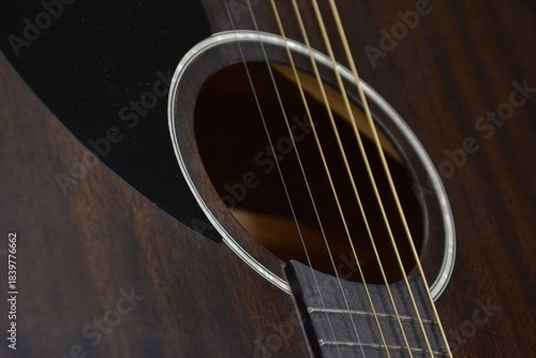 Obraz Classical guitar and classic violin up close