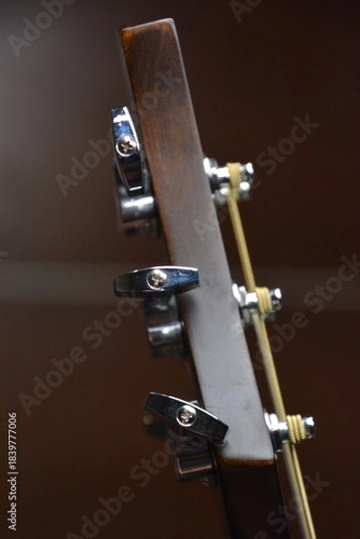 Obraz Classical guitar and classic violin up close