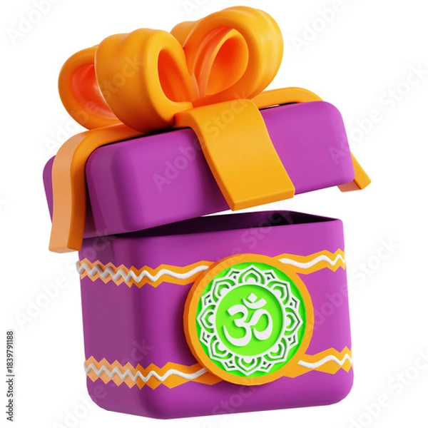 Obraz Diwali Gift 3D Icon
