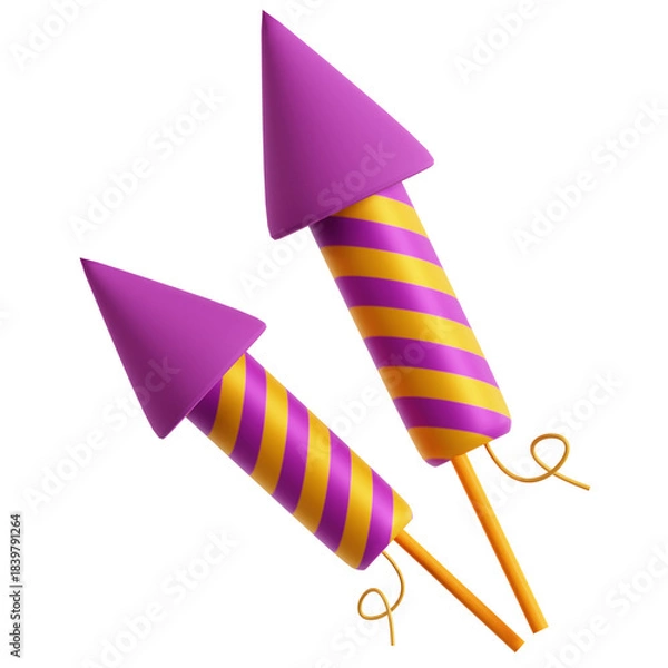 Obraz Firecracker 3D Icon