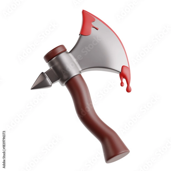 Obraz Bloody Axe 3D Icon
