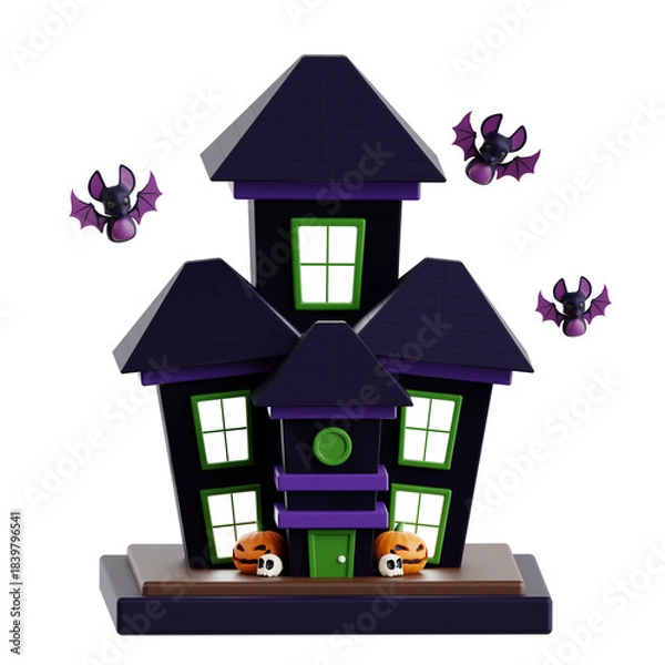 Obraz Haunted House 3D Icon