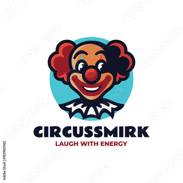 Obraz Mascot Clown Logo Design