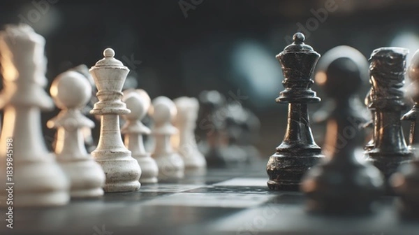 Obraz Chess showdown