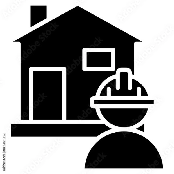 Obraz construction icon vector