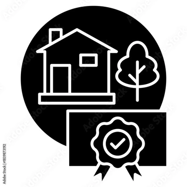 Obraz property development icon vector