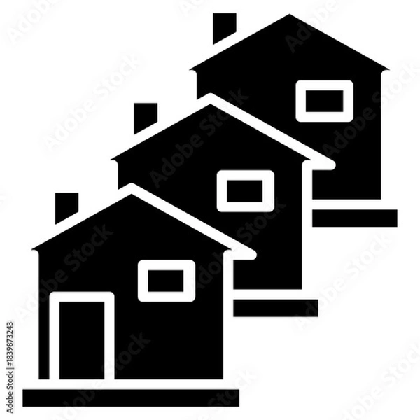 Obraz housing icon vector