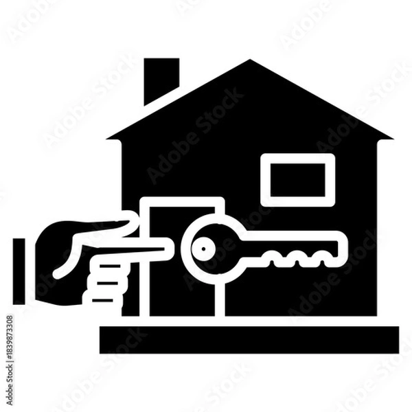 Obraz house ownership icon vector