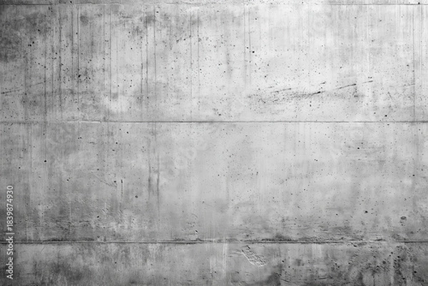 Obraz グレーのコンクリート壁のテクスチャ背景