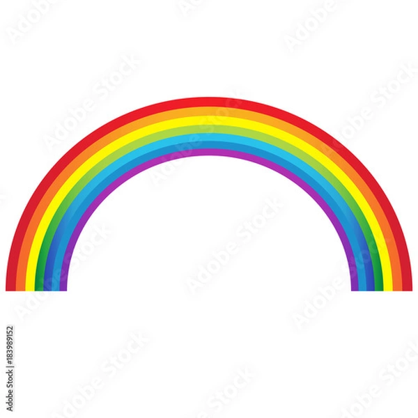 Fototapeta Vector illustration of Rainbow