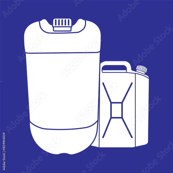 Obraz plastic jerry cans design