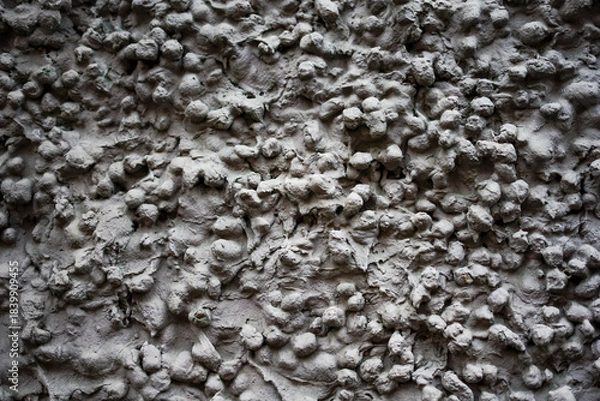 Obraz Rough Grey Stucco Wall Texture Close-up
