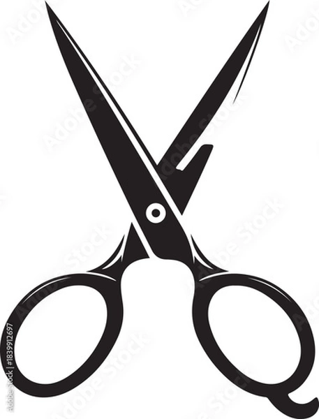 Obraz scissors isolated on white background