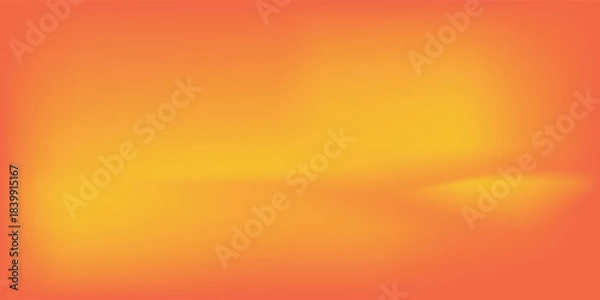 Obraz 3d abstract autumn studio room background. Orange, brown dark gradient empty wall backdrop. Background vector eps10