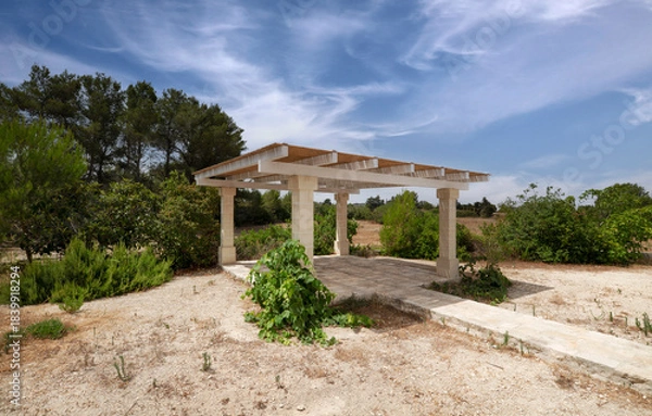 Obraz Gazebo in campagna