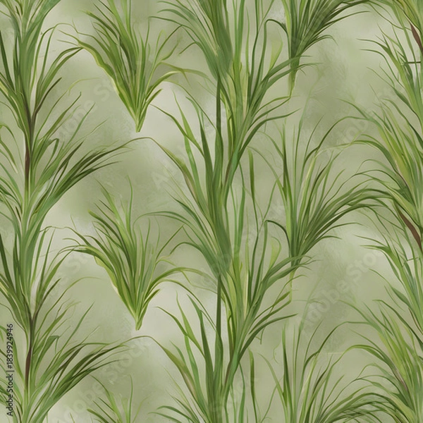 Obraz Seamless green grass pattern