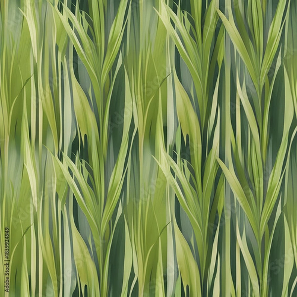 Obraz Seamless green grass pattern