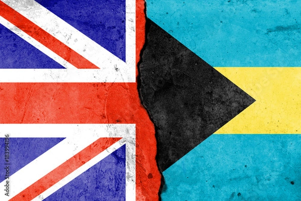 Fototapeta United Kingdom and Bahamas
