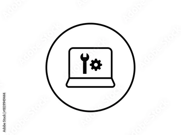 Obraz IT Support maintenance/ IT系アイコン保守