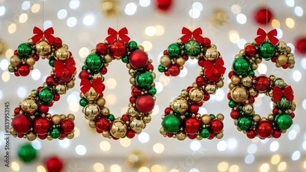 Obraz christmas tree decoration