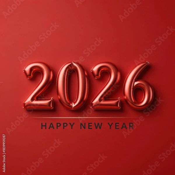 Obraz Happy New Year 2026 Template