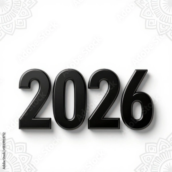 Obraz Happy New Year 2026 Template