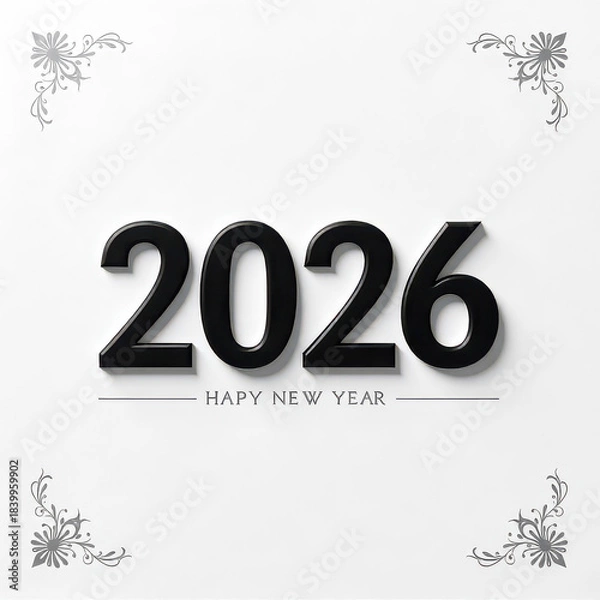 Obraz Happy New Year 2026 Template