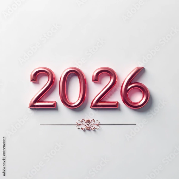Obraz Happy New Year 2026 Template