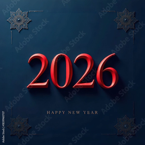 Obraz Happy New Year 2026 Template