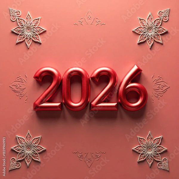 Obraz Happy New Year 2026 Template