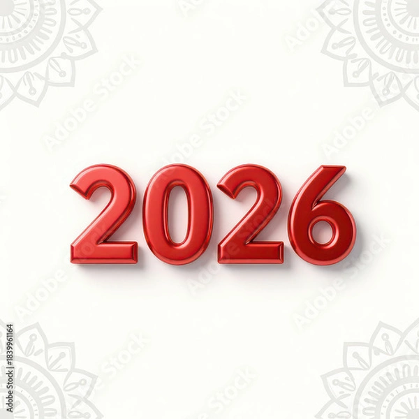 Obraz Happy New Year 2026 Template