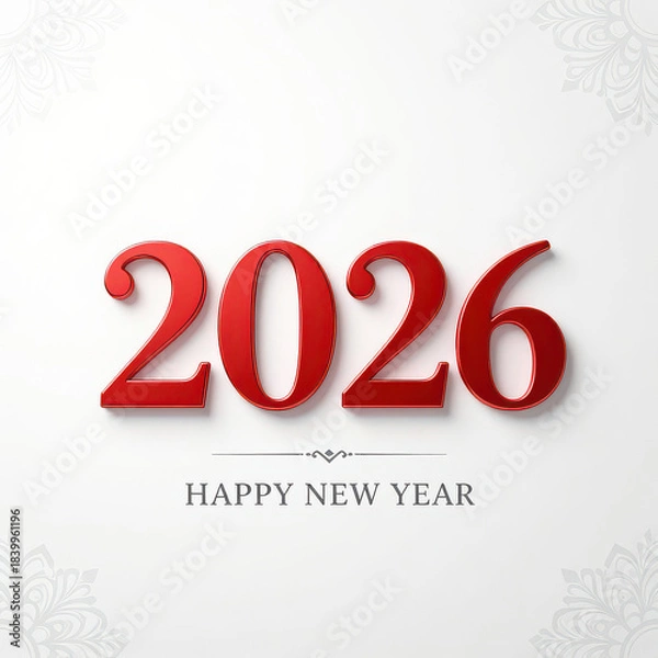 Obraz Happy New Year 2026 Template