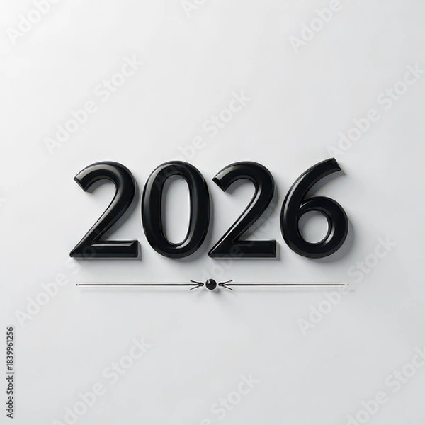 Obraz Happy New Year 2026 Template