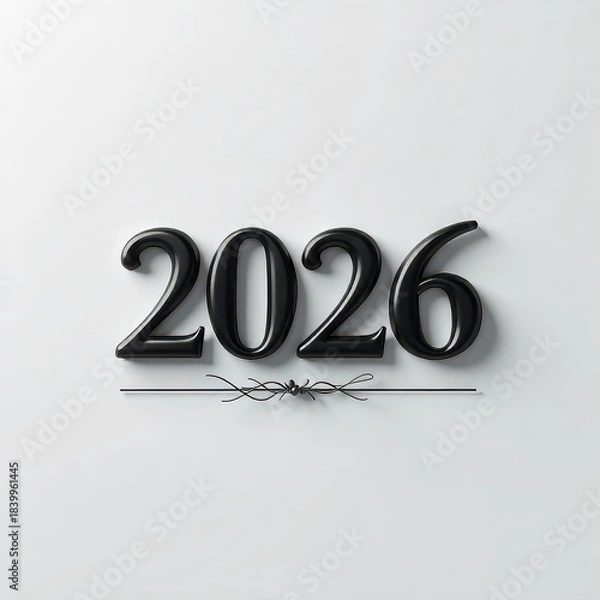 Obraz Happy New Year 2026 Template