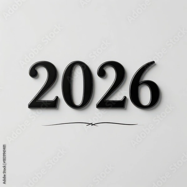 Obraz Happy New Year 2026 Template