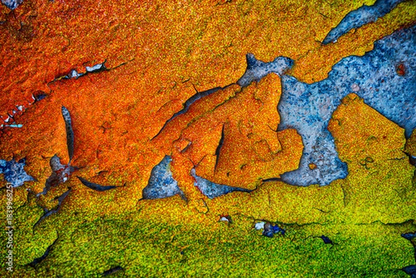 Obraz graffiti on the wall, old texture paint ,grunge background	