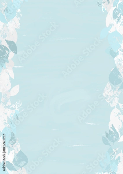 Obraz 冬イメージの葉